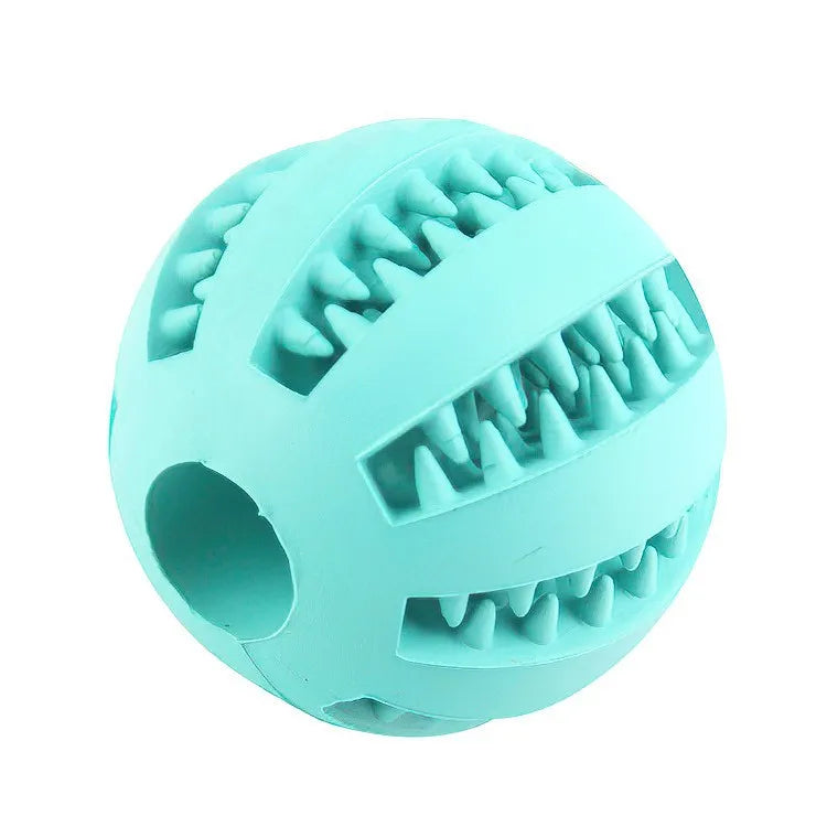 Dog Treat Ball Rubber Chew Toy Food Dispenser for Dogs
