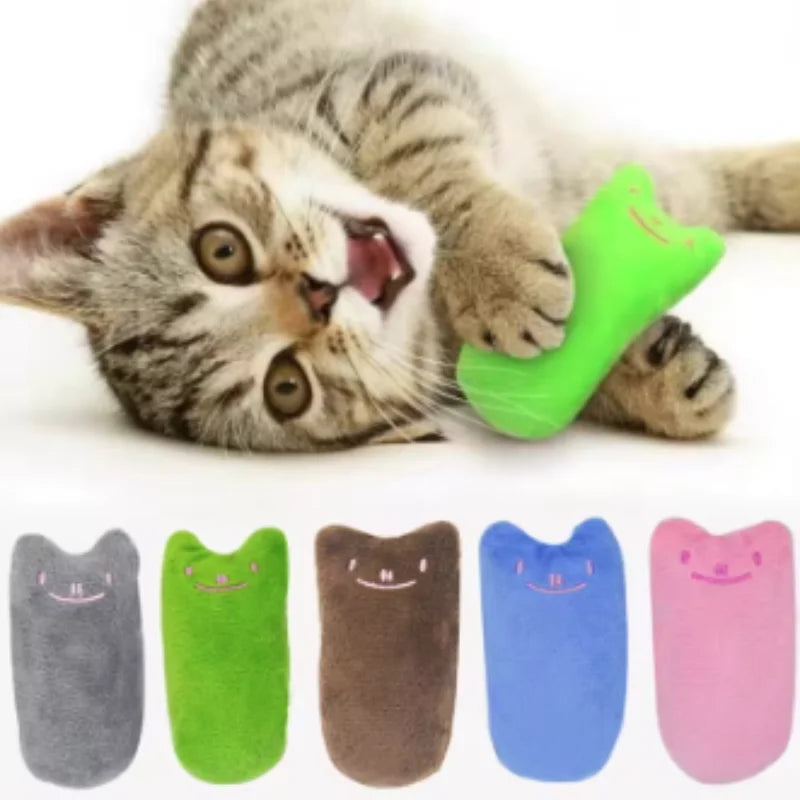 Catnip Cat Toy – Plush Teeth Grinding & Interactive Chew Toy