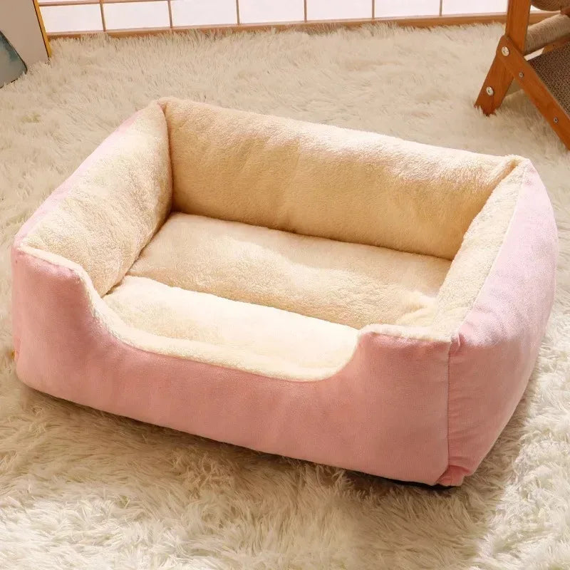 Cat Bed – Plush Winter Sleeping Cushion for Cats