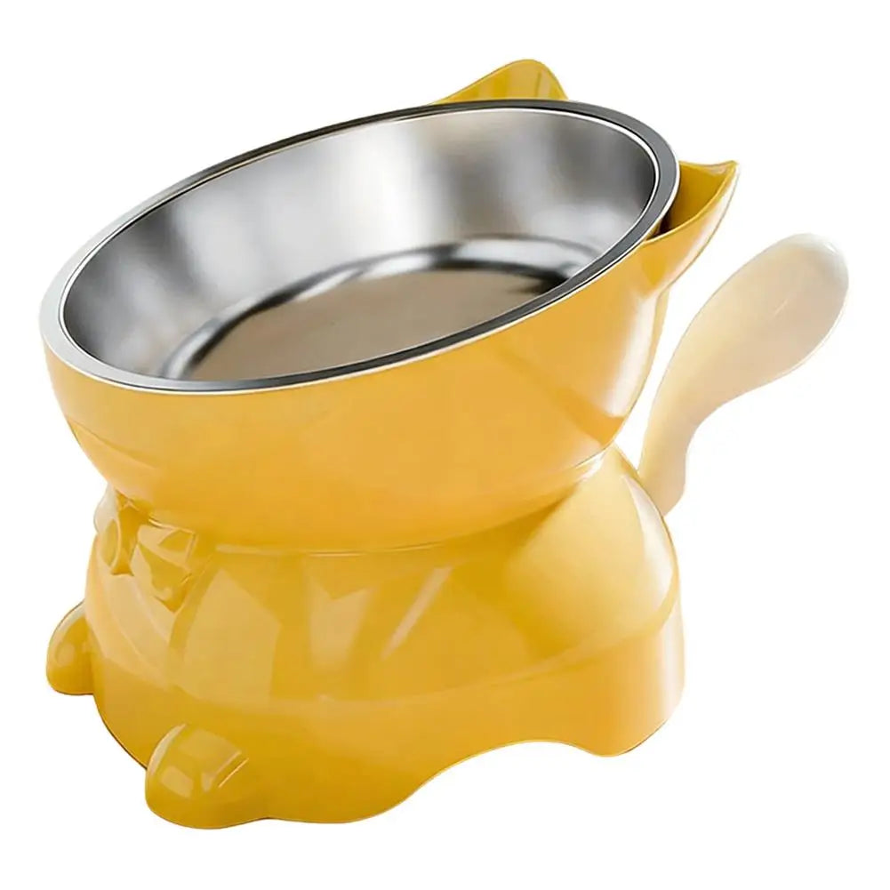Elevated Cat Bowl – Inclined Food & Water
