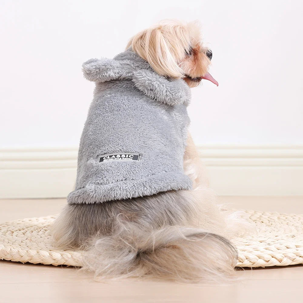 Dog Hoodie – Soft Fleece Coat for Small & Medium Dogs