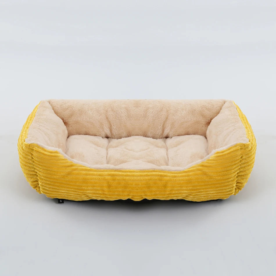 Calming Dog Bed – Plush Waterproof Sofa Bed for Small & Medium Pets