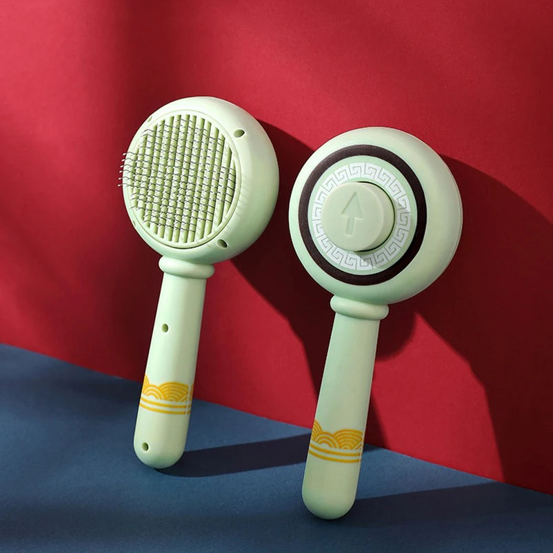 Cat Hair Removal Brush – Anti-Static Pet Grooming Comb
