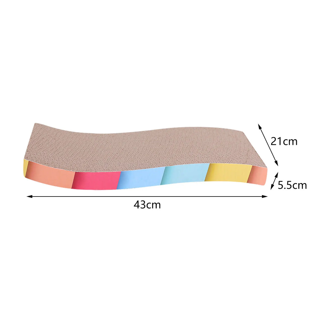 Cardboard Cat Scratcher – Lounge Bed & Scratching Pad for Cats