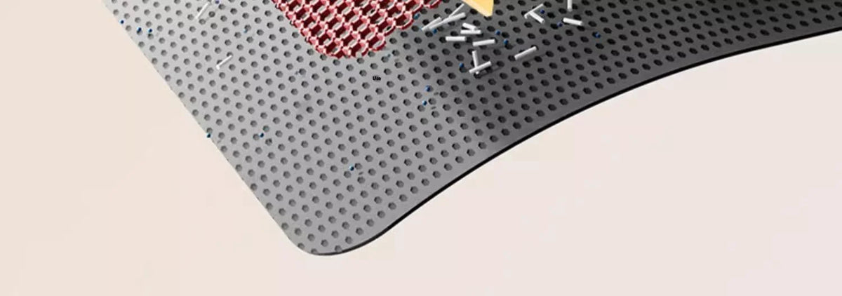 Extra Large Cat Litter Box Mat – Waterproof Washable Honeycomb Design