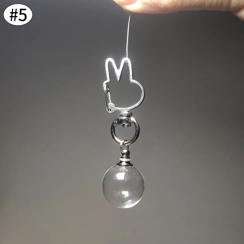 Cat Hair Memorial Keychain – Pet Fur Keepsake Storage Capsule