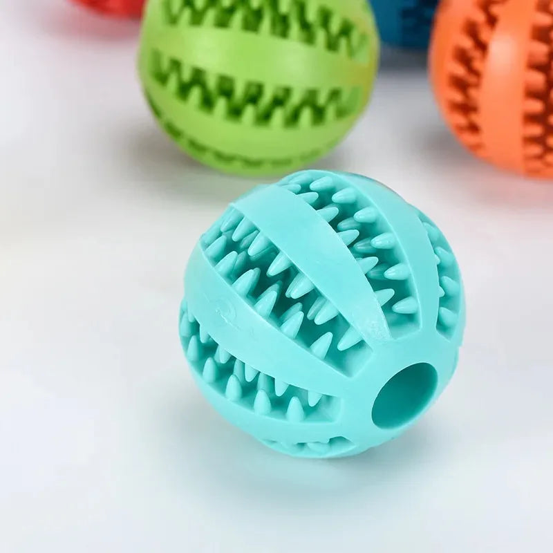 Dog Chew Ball – Natural Rubber Treat & Interactive Toy