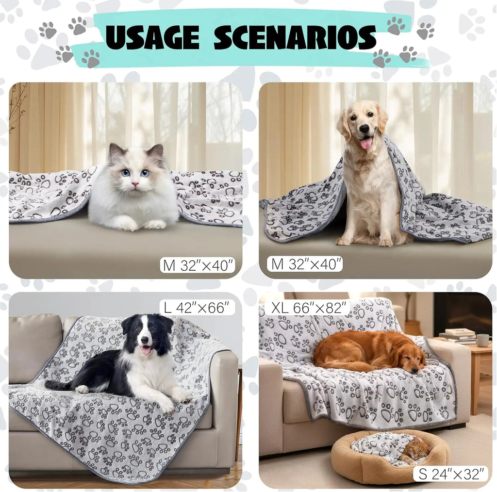 Soft Cozy Dog Blanket –  for Dogs & Cats