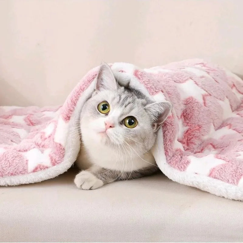 Cat Sleeping Mat – Plush Warm Cushion for Cats & Small Dogs