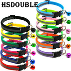 Reflective Cat Collars – 2 Pack Adjustable Collars with Bells