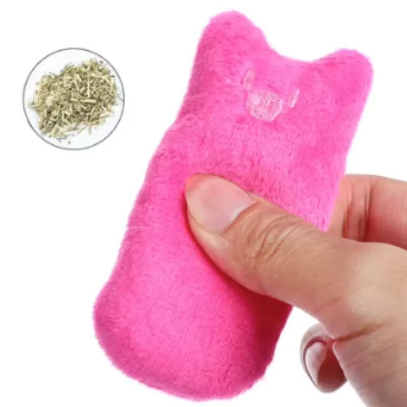 Catnip Cat Toy – Plush Teeth Grinding & Interactive Chew Toy