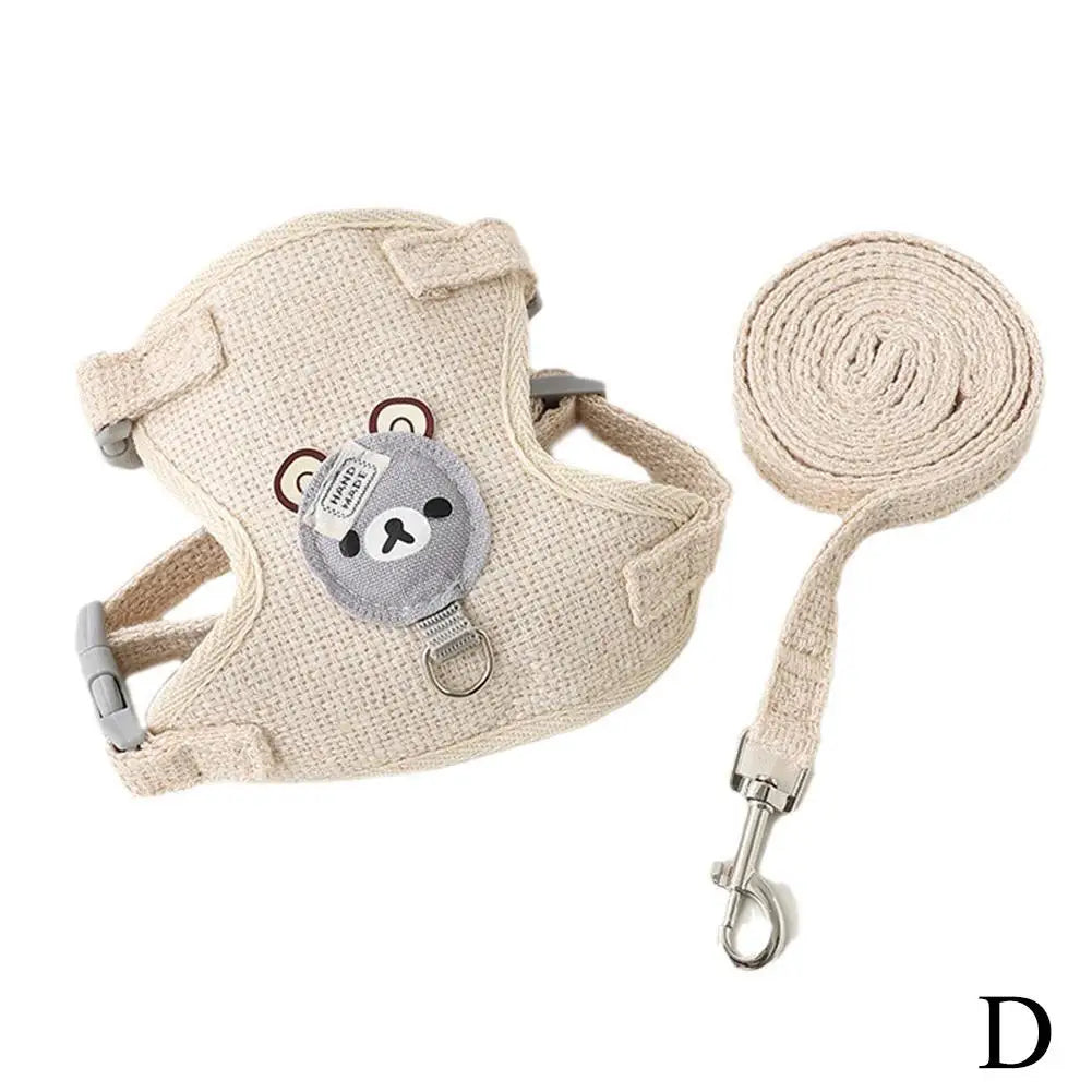 Cat Harness and Leash Set – Adjustable Undershirt Vest