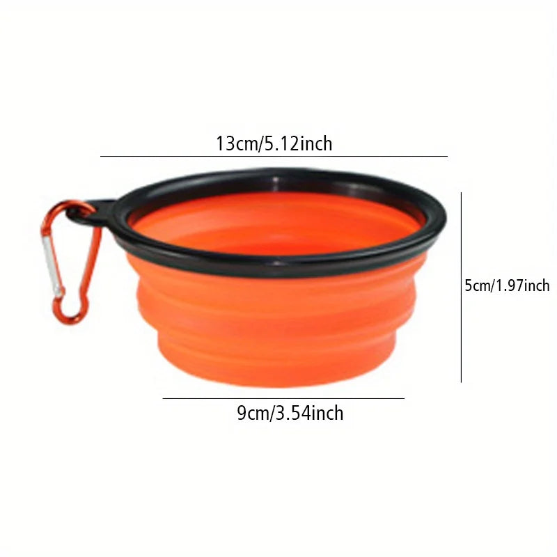 Portable Dog Travel Bowl Folding Food & Water Bowl