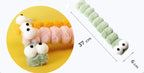 Plush Cat Chew Toy – Caterpillar Catnip Pillow for Cats