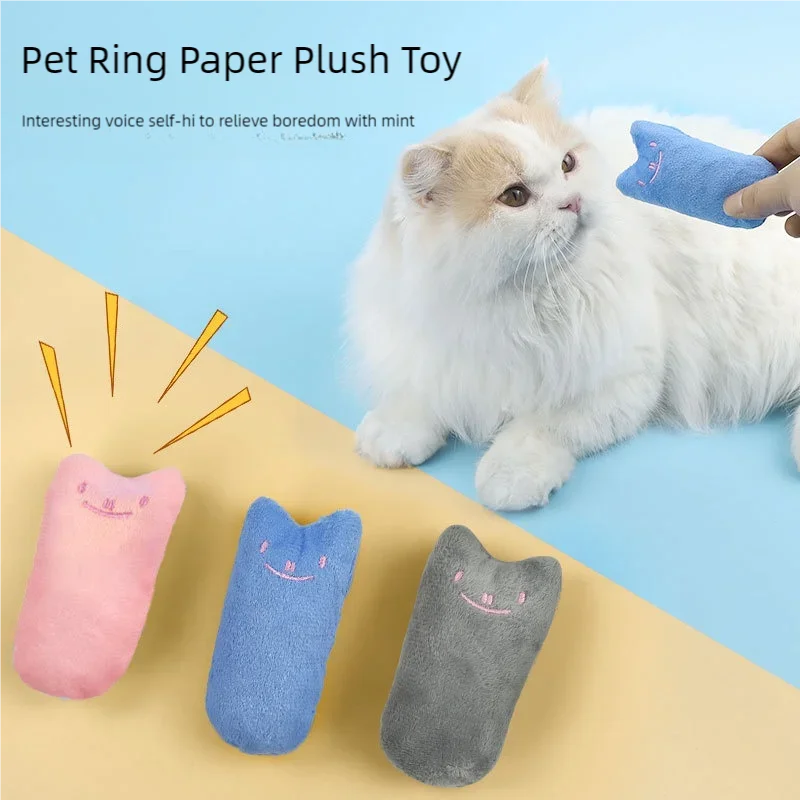 Catnip Cat Toy – Plush Teeth Grinding & Interactive Chew Toy