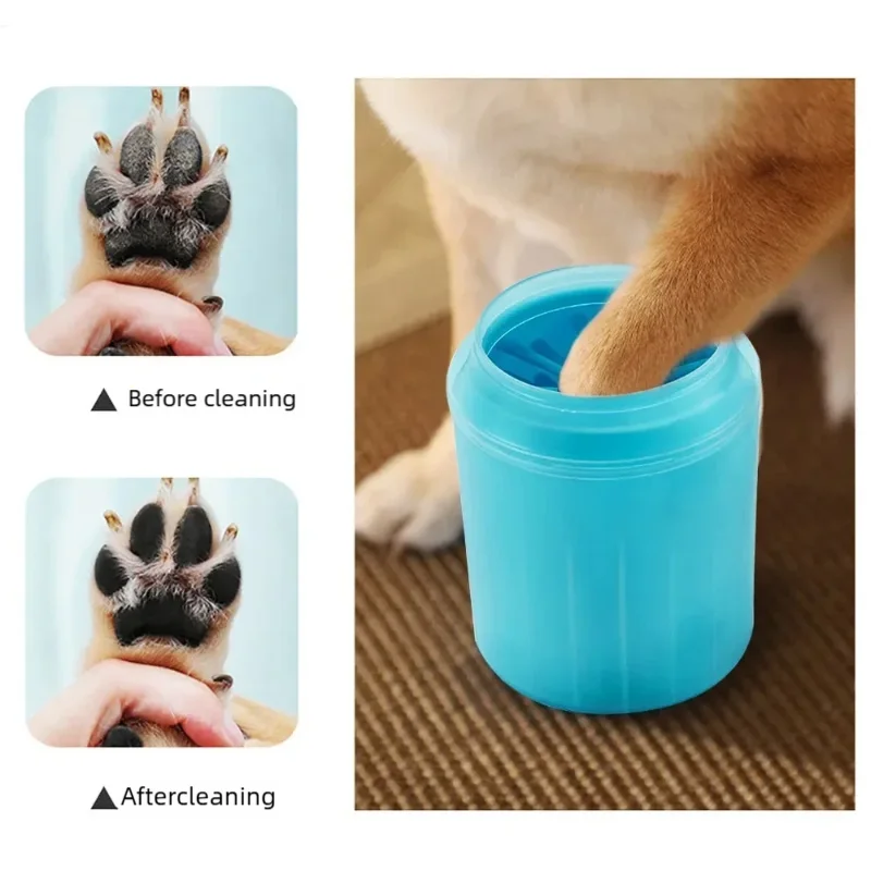 Dog Paw Cleaner – Portable Soft Silicone Foot Washer