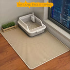 Cat Litter Mat – Double Layer Waterproof Non Slip Pad
