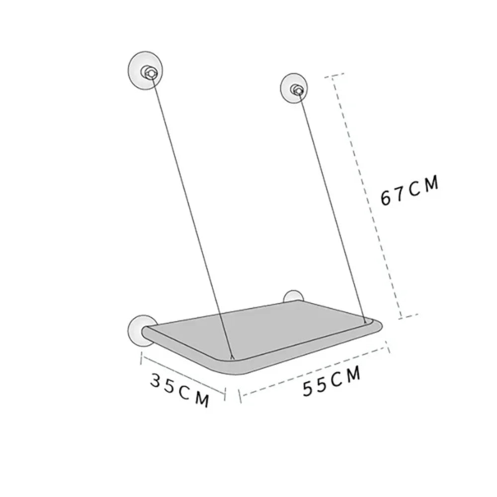 Cat Window Hammock – Hanging Bed & Sunny Window Seat for Cats