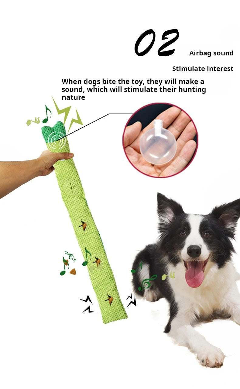 Interactive Dog Puzzle Toy – Plush Squeaky Food Feeder for Dogs
