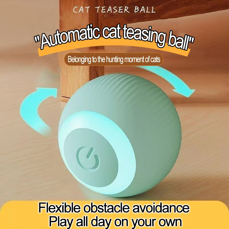 Automatic Cat Toy Rolling Ball Interactive Indoor Cat Toy