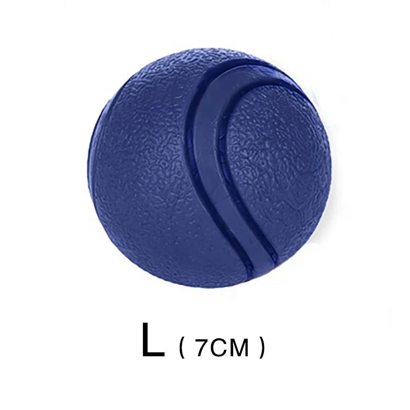 Rubber Dog Ball, Bite-Resistant Chew Toy for Puppies & Dogs