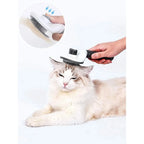 Self Cleaning Pet Hair Brush – Dog & Cat Grooming Slicker
