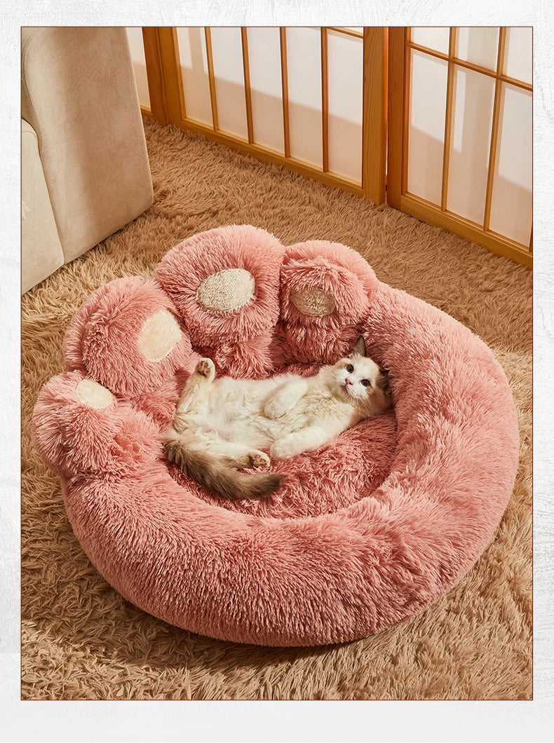 Fluffy Dog Bed Winter Warm Soft Pet Bed for Small & Large Dogs