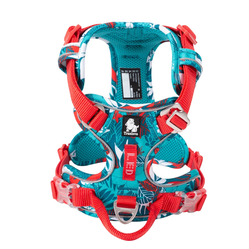Reflective Dog Harness – Padded Outdoor Vest for All Sizes
