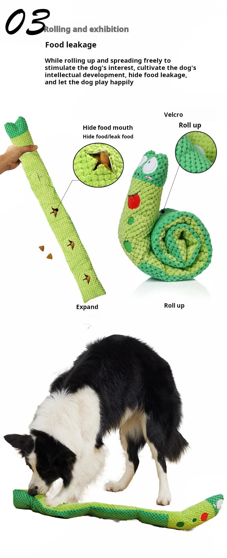 Interactive Dog Puzzle Toy – Plush Squeaky Food Feeder for Dogs