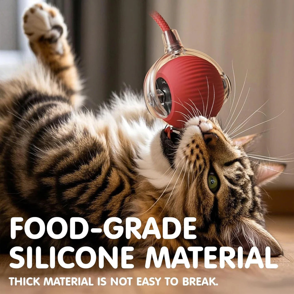 Automatic Cat Ball Toy – Interactive Self-Moving Rolling Ball