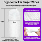 Dog Ear Cleaning Wipes, Cat Ear Care Wipes for Pet Grooming