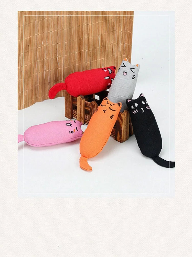 Catnip Cat Toy with Rustle Sound, Plush Toy for Kittens