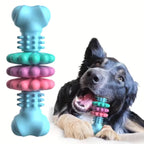 Dog Teething Toy, TPR Chew Stick & Treat Dispensing Toy
