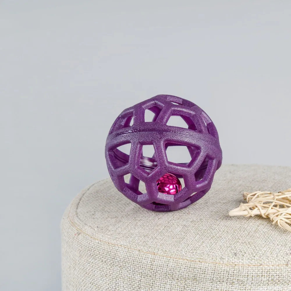 Dog Chew Toy Rubber Ball for Teeth Cleaning & Training