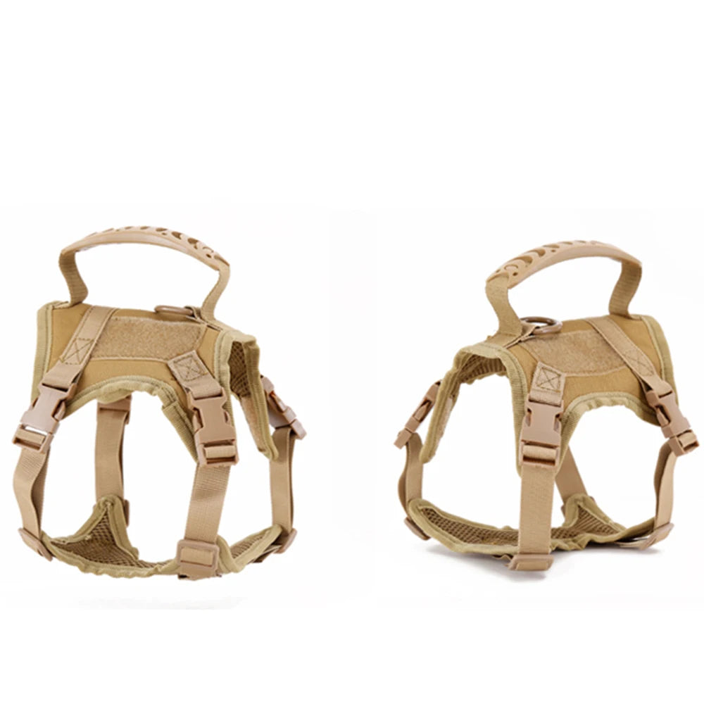 Tactical Cat Harness – Adjustable Soft Mesh Pet Vest