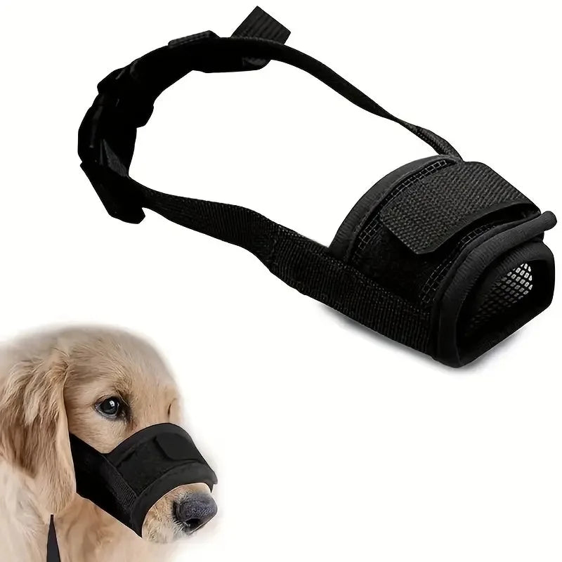 Dog Muzzle Breathable Adjustable Mouth Cover for Dogs