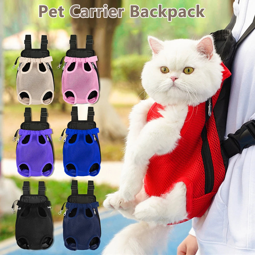 Cat Carrier Backpack – Adjustable Pet Travel Bag for Cats & Dogs