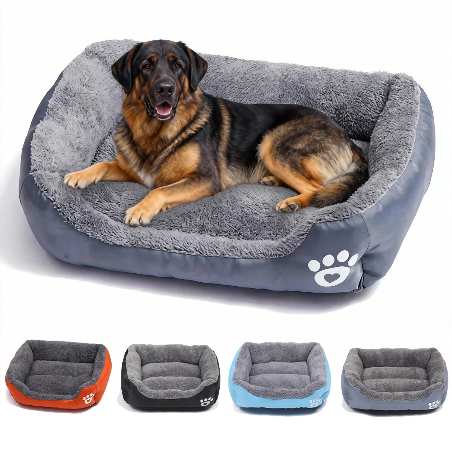 Soft Dog Sofa Bed – Washable Waterproof Warm Bed for Medium Dogs