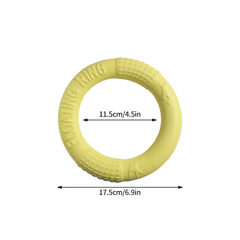 Dog Training Ring – Rubber Interactive Fetch & Flying Disc Toy