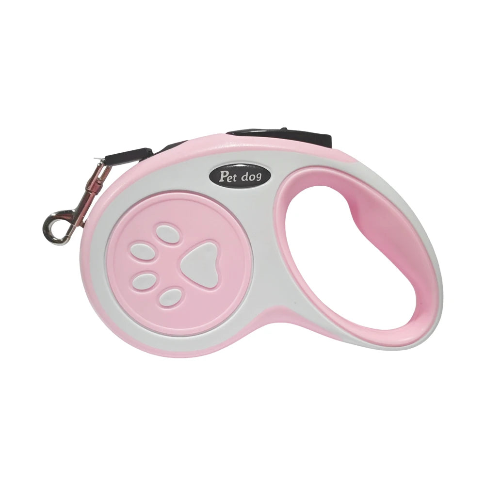 Retractable Dog Leash Nylon Automatic Extending 3M & 5M