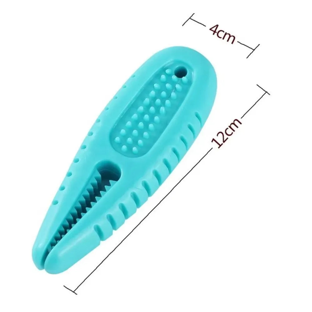 Dog Chew Toy Rubber Ball for Teeth Cleaning & Training