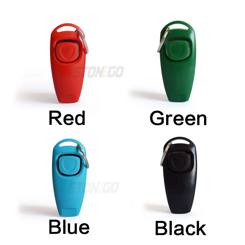 Dog Training Clicker Whistle, 2-in-1 Pet Training Tool