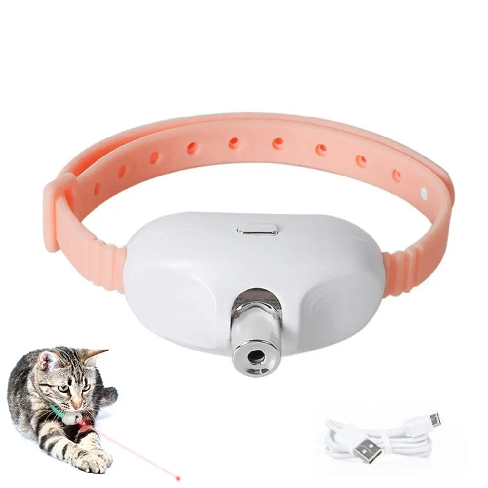 Rechargeable Cat Laser Toy – Automatic Interactive Collar