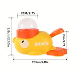 Interactive Cat Feeder – Manual Food Dispenser Duck Design