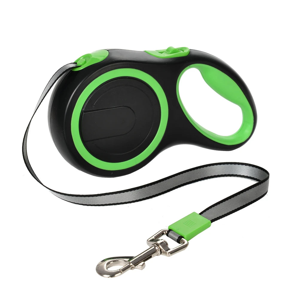 Retractable Dog Leash – 5M/8M Nylon Automatic Lead