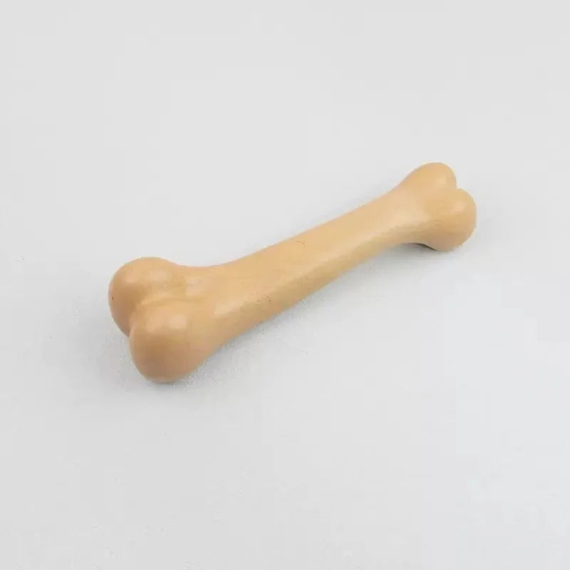 Dog Bone Chew Toy – Wooden Puppy Toy for Small to Large Dogs