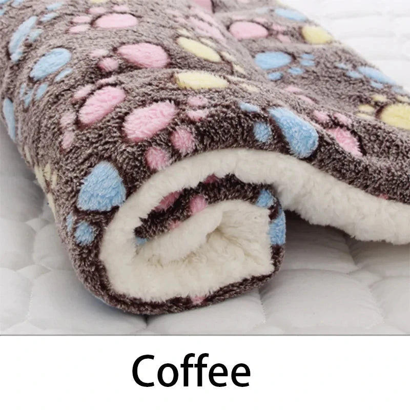 Dog Sleeping Mat – Washable Flannel Winter Bed for Small to Large Dogs