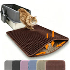 Cat Litter Mat – Double Layer Waterproof Litter Trapper