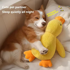 Interactive Dog Toy – Duck Plush Chew & Teeth Cleaning Toy