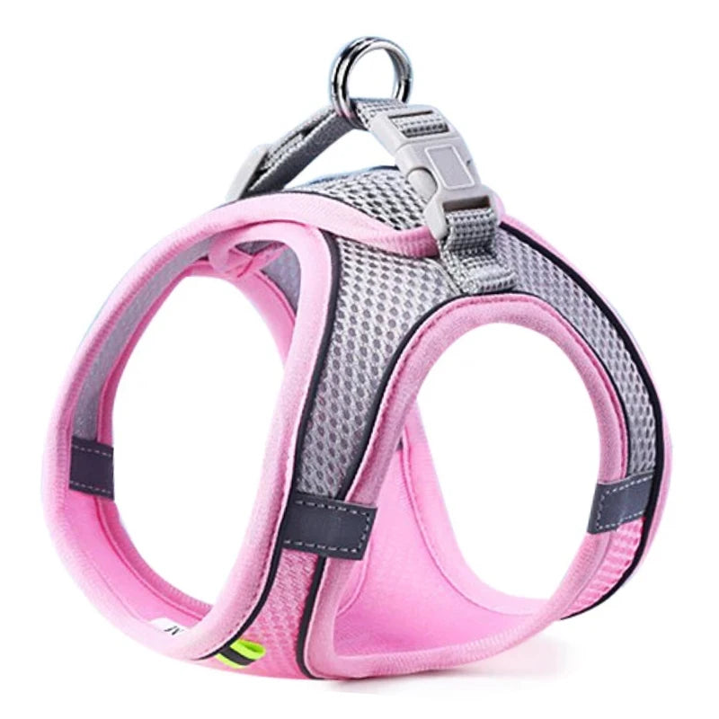 Reflective Dog Harness – Adjustable Vest with Leash Set